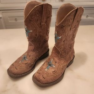 Roper Kids Cowgirl boots 9C